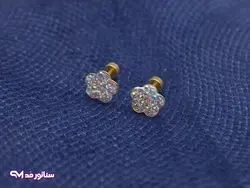 پیرسینگ گوش دخترانه طرح گل PI9040 | فروشگاه بدلیجات سناتورمد
