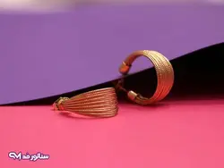 گوشواره حلقه ای جدید G5117 | فروشگاه بدلیجات سناتور مد