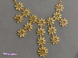 سرویس زنانه طرح طلا N8084 | فروشگاه بدلیجات سناتور مد