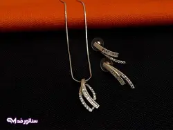 نیم ست نگین دار سناتورمد N8074 | فروشگاه اکسسوری سناتور مد