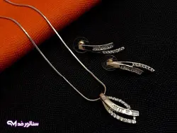 نیم ست نگین دار سناتورمد N8074 | فروشگاه اکسسوری سناتور مد
