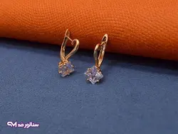 گوشواره نگین دار ژوپینگ G5031 | فروشگاه اکسسوری سناتور مد