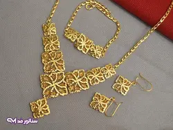 سرویس زنانه طرح طلا سناتورمد N8083 | فروشگاه سناتور مد