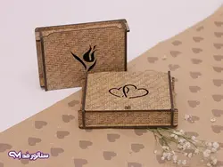 جعبه نیم ست چوبی B8018 | فروشگاه بدلیجات سناتور مد