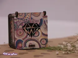 جعبه انگشتر چوبی لوکس B8022 | فروشگاه بدلیجات سناتور مد