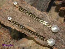 گوشواره استیل آویز مروارید G5059 | فروشگاه بدلیجات سناتور مد