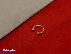 پیرسینگ طلایی سناتورمد PI9018 | فروشگاه بدلیجات سناتور مد