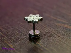 پیرسینگ استیل گوش برف PI9002 | فروشگاه بدلیجات سناتور مد