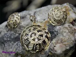 نیم ست استیل ژوپینگ نگین دار کد N 8053 | فروشگاه سناتور مد