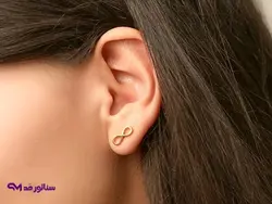 نیم ست استیل طرح بی نهایت کد N 8025 | فروشگاه بدلیجات و زیورالات سناتور مد