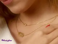 نیم ست استیل دخترانه طرح تیغ کد N 8022 | فروشگاه بدلیجات و زیورآلات سناتور مد