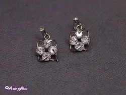 گوشواره استیل آویز نگین دار G5053 | فروشگاه سناتور مد