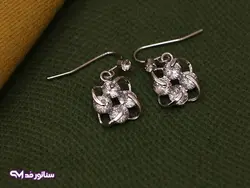 گوشواره استیل آویز نگین دار G5053 | فروشگاه سناتور مد