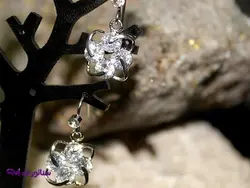 گوشواره استیل آویز نگین دار G5053 | فروشگاه سناتور مد