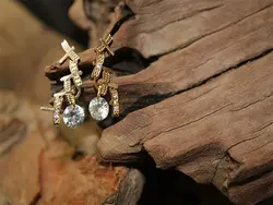 گوشواره استیل سنجاقک کد G5010 | فروشگاه بدلیجات سناتور مد