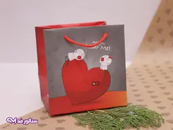 پاکت هدیه طرح قلب B8028 | بدلیجات سناتورمد