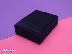 جعبه جواهرات مخمل سورمه ای B8043 | بدلیجات سناتورمد