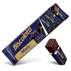 بیسکولاتا نیروانا مینیس فندقی دارک کارتن 24 تایی - Biscolata Dark