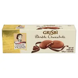 کوکی شکلاتی گریسبی دبل چاکلت ویچنزی 150 گرم - Vicenzi Grisbi Double Chocolate