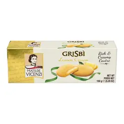 کوکی گریسبی با مغز کرم لیمویی ویچنزی 150 گرم - Vicenzi Grisbi Lemon Cream