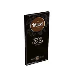 شکلات تلخ 100 درصد واول 80 گرم - Wawel 100% COCOA