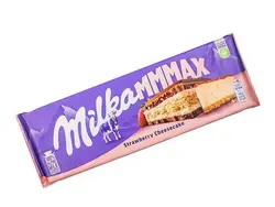 شکلات میلکا چیز کیک و توت فرنگی 300 گرمی - Milka Strawberry Cheesecake