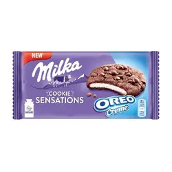 کوکی سنسیشن میلکا با مغز کرم اورئو - Milka Cookies Sensatio