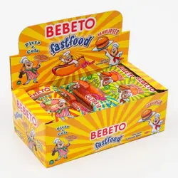 پاستیل ببتو فست فود بسته 24 عددی - BEBETO Fast Food