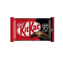 3 عدد کیت کت 4 انگشتی تلخ 70 درصد - کیت کت دارک - KitKat DARK 70%