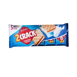 بیسکوئیت کراکر روشن شیری 235 گرم - ROSHEN CRACKER SANDWICH Milk Vanila