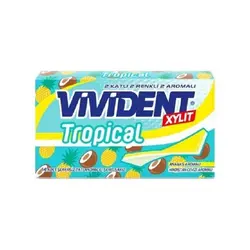 آدامس ویویدنت تخت استوایی با طعم آناناس و نارگیل