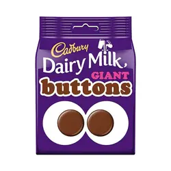 شکلات پاکتی کدبری دکمه ای - Cadbury Dairy Milk GIANT buttons