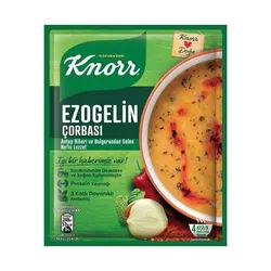 سوپ دال عدس و بلغور کنور 74 گرم - Knorr EZOGELIN CORBAS