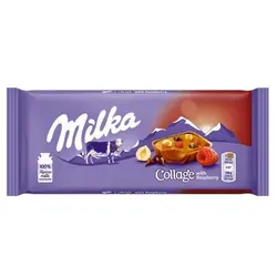 میلکا کالج با تمشک - Milka Collage with Raspberry
