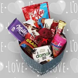 پک کادویی ولنتاین قلبی بزرگ