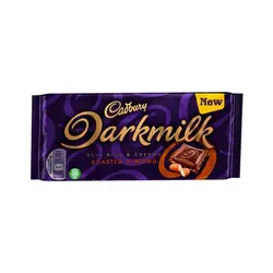 شکلات کدبری دارک میلک  با طعم بادام - Cadbury Darkmilk ROASTED ALMOND