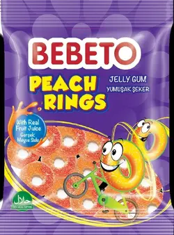 پاستیل ببتو هلو شکری 120 گرم