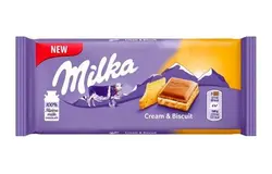شکلات میلکا کرم و بیسکوئیت  - Milka Cream &amp; Biscuit