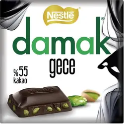 شکلات نستله داماک پسته ای تلخ 55 درصد 65 گرم بسته 6 تایی - Nestle Damak