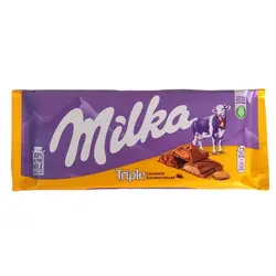 شکلات میلکا تریپل کارامل - Milka Triple Caramel