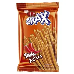چوب شور اتی کراکس فلفلی 80 گرم - Eti CRAX Daha Acili