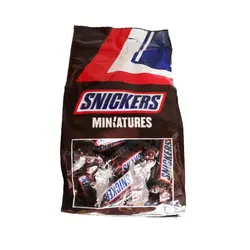شکلات اسنیکرز پاکتی مینیاتور 220 گرم - SNICKERS MINIATURES
