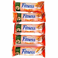 شکلات بار رژیمی فیتنس هلو و زردآلو پک 5 عددی - Nestle Fitness Peach