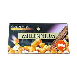 شکلات تلخ میلینیوم با مغز فندق کامل