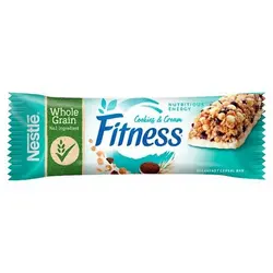 شکلات رژیمی فیتنس با طعم کوکی و کرم شکلات نستله - Nestle Fitness COOKIES &amp; CREAM