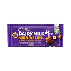 شکلات کدبری دیری میلک خشکبار و عسل - Cadbury Dairy Milk HONEYCOMB &amp; NUTS