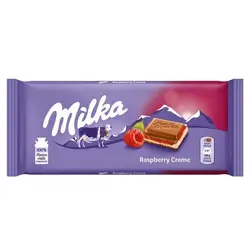 شکلات میلکا تمشک 10 تایی - Milka Raspberry Creme