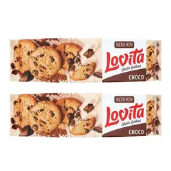 کوکی روشن لاویتا شکلاتی 150 گرم مجموعه دو عددی - ROSHEN Lovita Choco