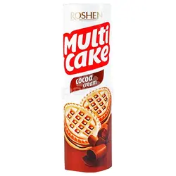 بیسکوییت شکلاتی با کرم کاکائویی روشن (roshen) 180 گرمی