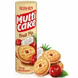 بیسکوئیت کرم دار گیلاس و نارگیل روشن - ROSHEN